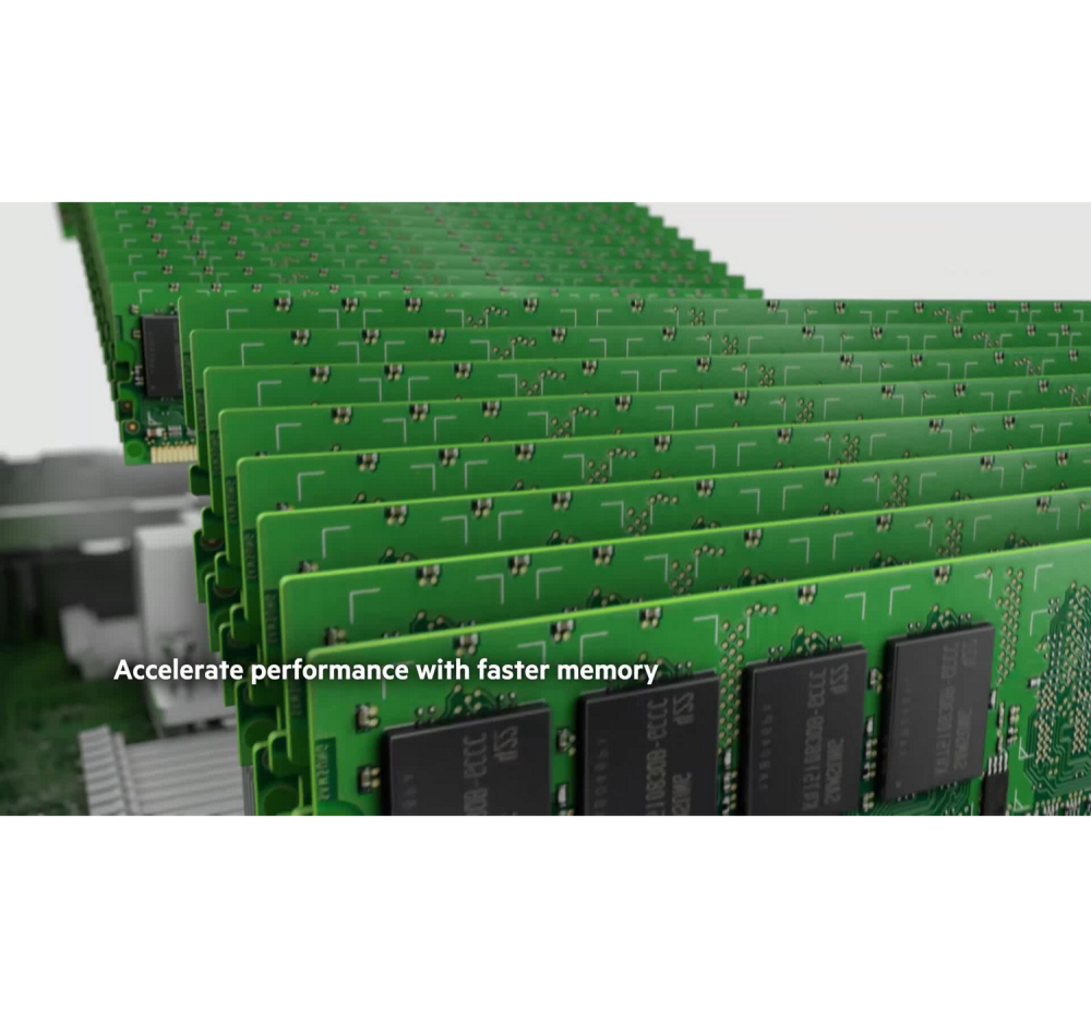 Стоечный сервер - HP Enterprise ProLiant DL385  Gen10 Plus, 2U, 16x 2.5“, 1x EPYC[7402] 24 Cores, 32Gb, P07598-B21