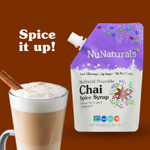 NuNaturals, NuStevia®, сироп из специй чая, 0,2 л (6,6 жидк. унции)