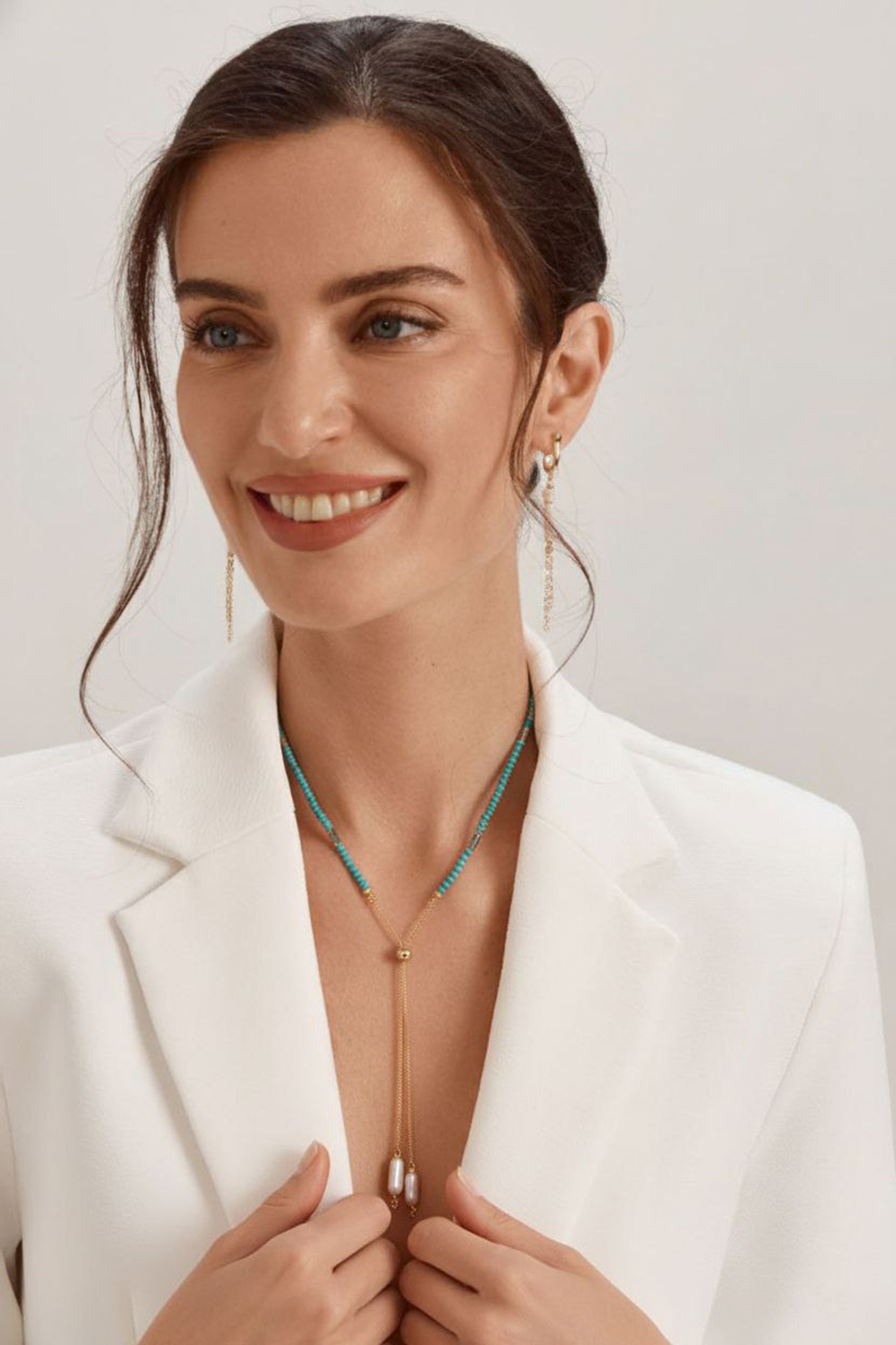 91003422 Колье Selena Pearls