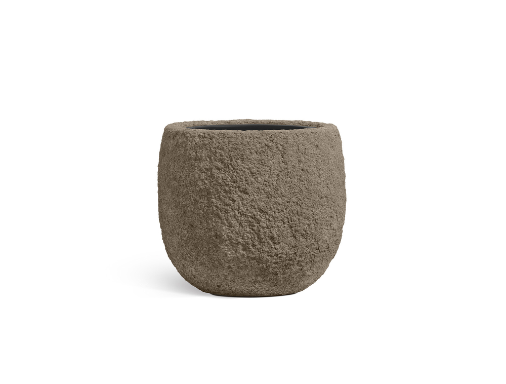 Кашпо TREEZ Effectory Terra Чаша classic серый беж в-36, д-40 см 41.33-22-24-112-RB-40