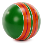 Мяч д. 125мм Серия "Полосатики" ручное окраш. (тропинки)