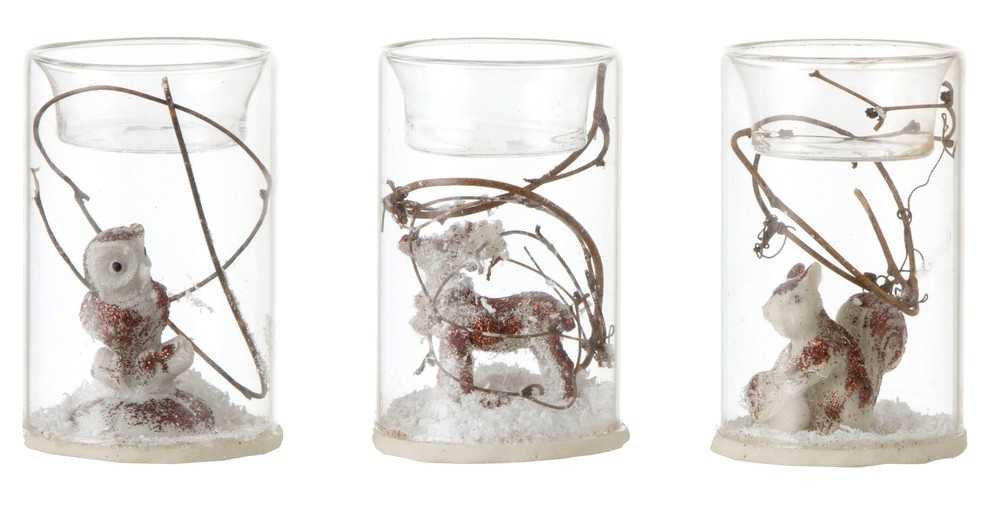 Подсвечник 9х6 House of Seasons в ассортименте 3 вида