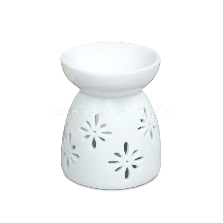 Аромалампа Снежинки (крупные) цвет белый 9 см