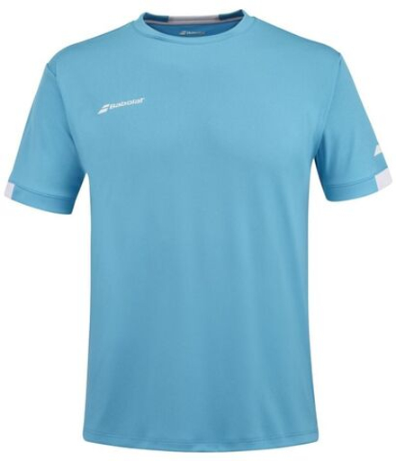 Детская теннисная футболка Babolat Boys Play Crew Neck T-Shirt - cyan blue