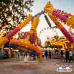 Аттракцион тарелка «Космический переворот», 5 мест, 6,6×5,8×4,5 м