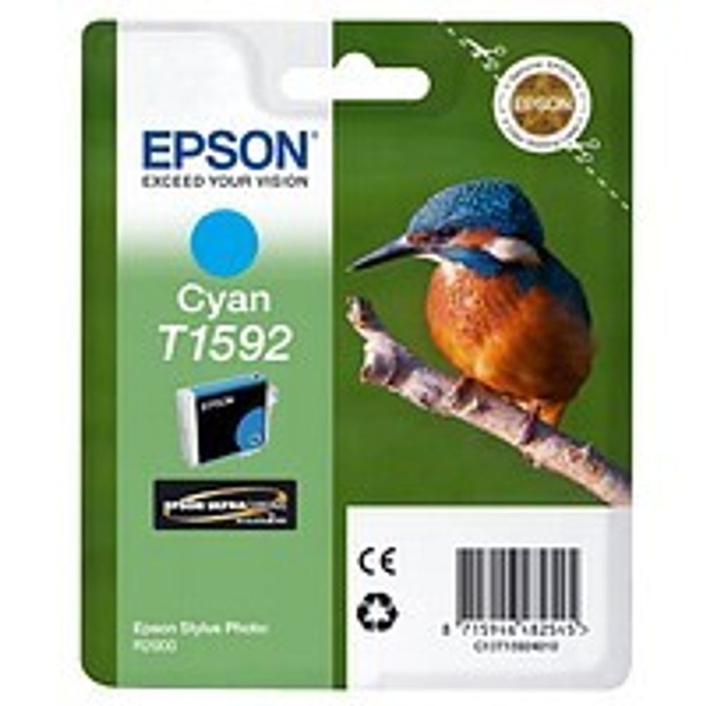 Картридж EPSON T1592 голубой для R2000