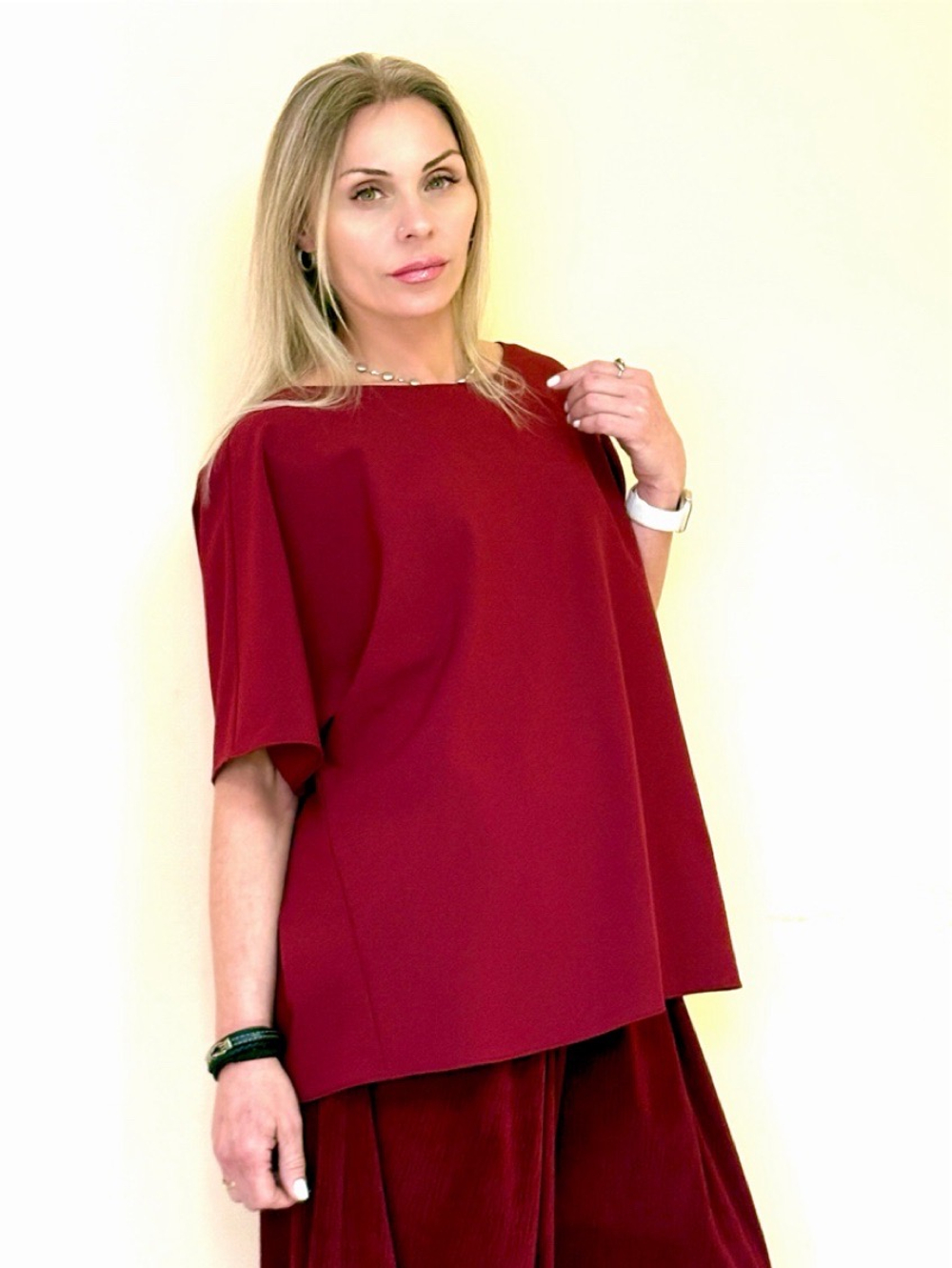 Блуза / Бордо