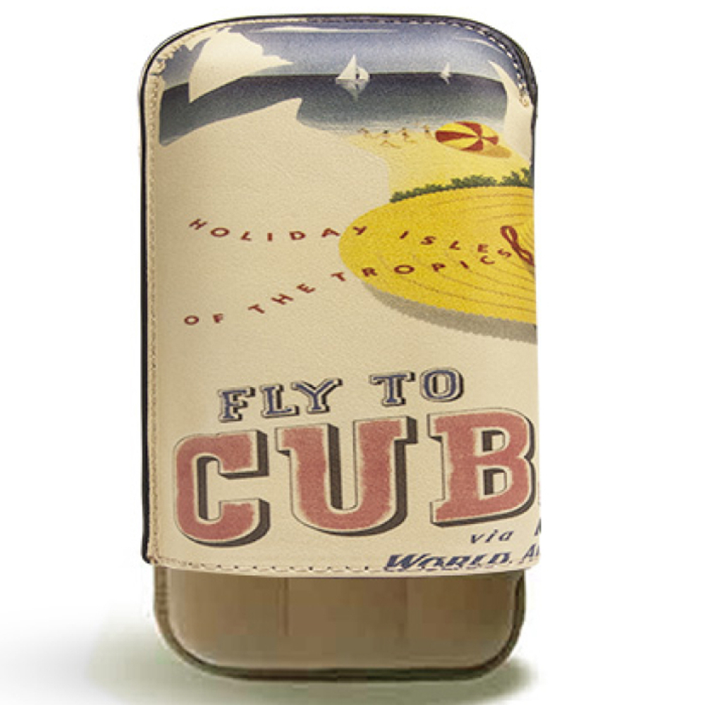 Футляр FLY TO CUBA WHISKEY на 3 сигары