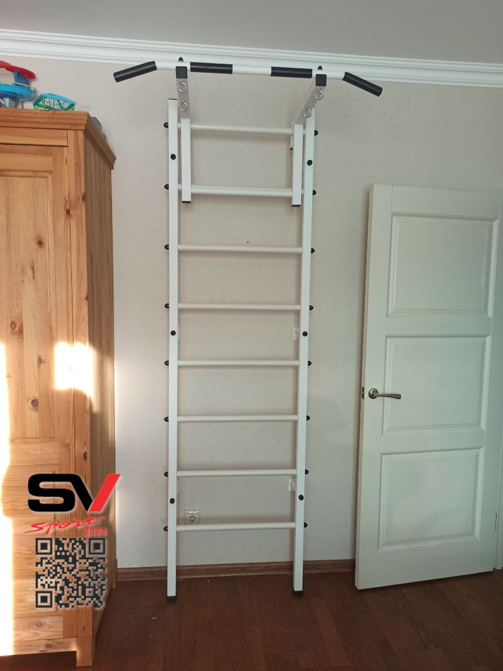 Монтаж шведской стенки Sv Sport в бетонные, кирпичные стены