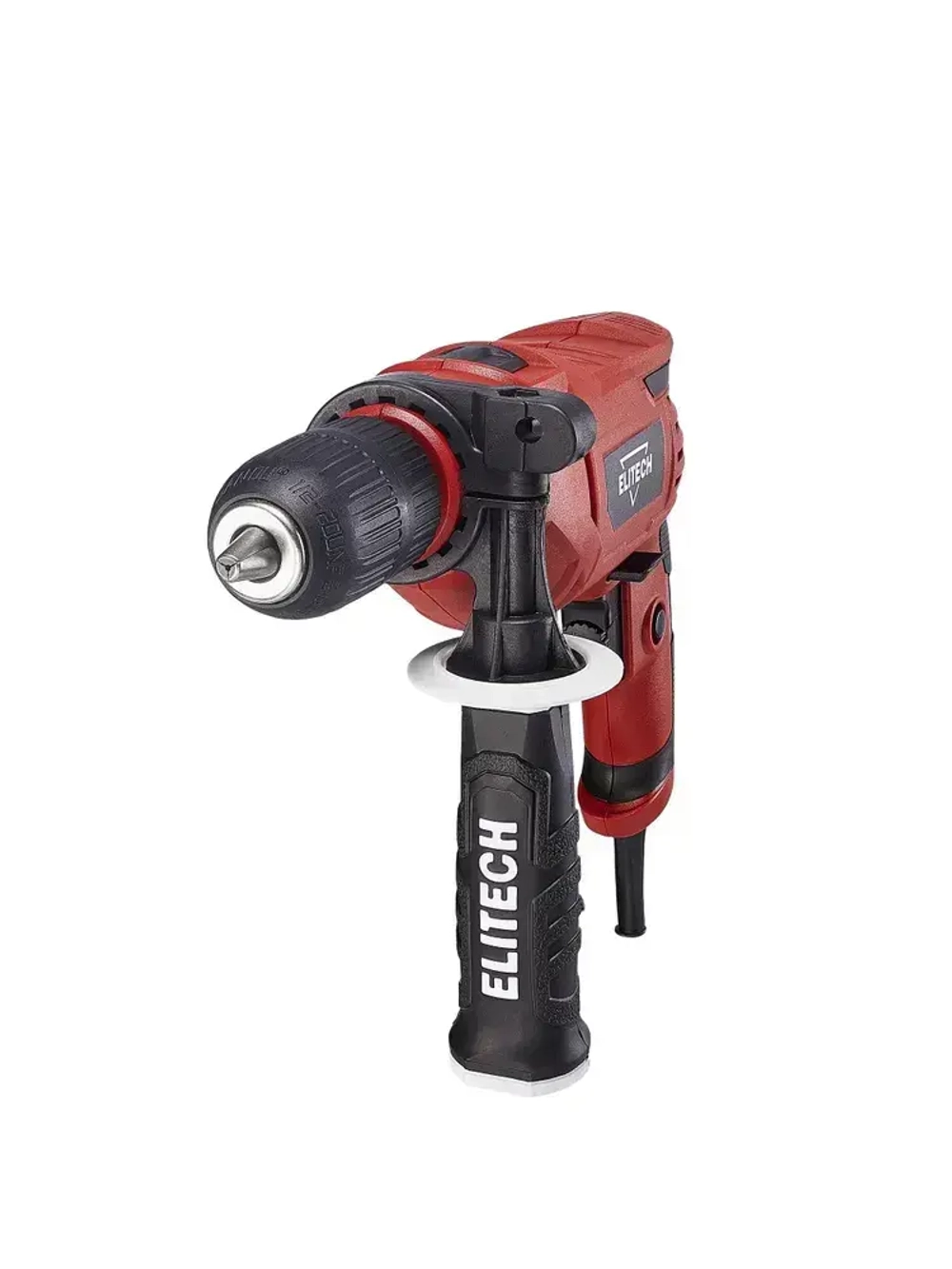 Дрель ударная сетевая Elitech ДУ 085РЭ, 850 Вт, 50 Нм, 3 000 об/мин, 48 000 уд/мин, ключевой патрон, реверс