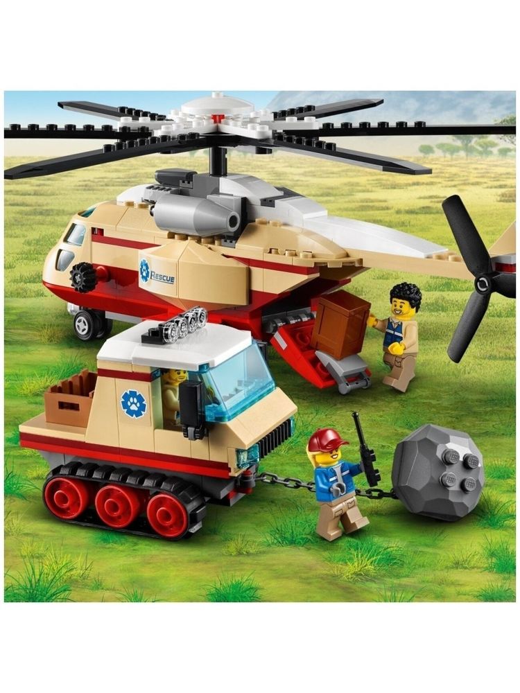 Конструктор LEGO City Stuntz 60302 Операция по спасению зверей