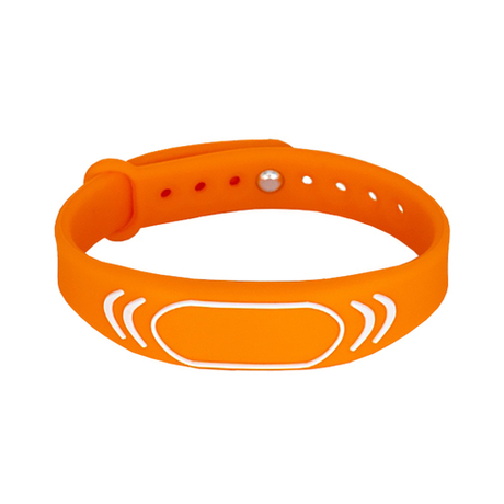 RFID браслет доступа EM-Marine “SPORT” ОРАНЖЕВЫЙ, с застежкой