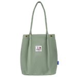 Сумка-шоппер BRAUBERG MOMENTS, вельвет, 35х30 см, мятный, 271908