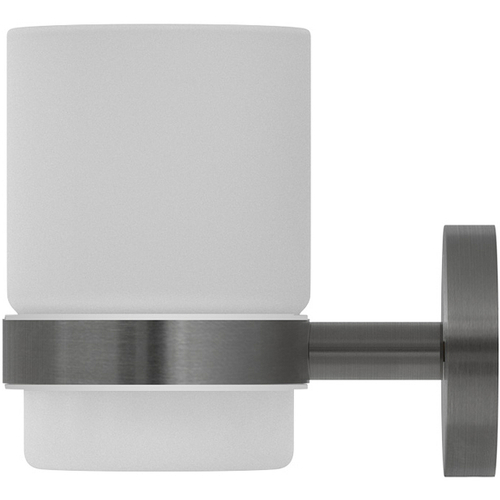 Стакан для зубных щеток Cezares Relax RELAX-TUMS-GM Оружейная сталь