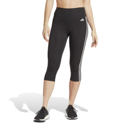 Женские теннисные брюки adidas Essentials Train 3-Stripes High-Waisted Tight Women - Black