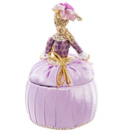 Народные промыслы RK-732/ 8 Кукла-шкатулка «Дама в вечернем платье»