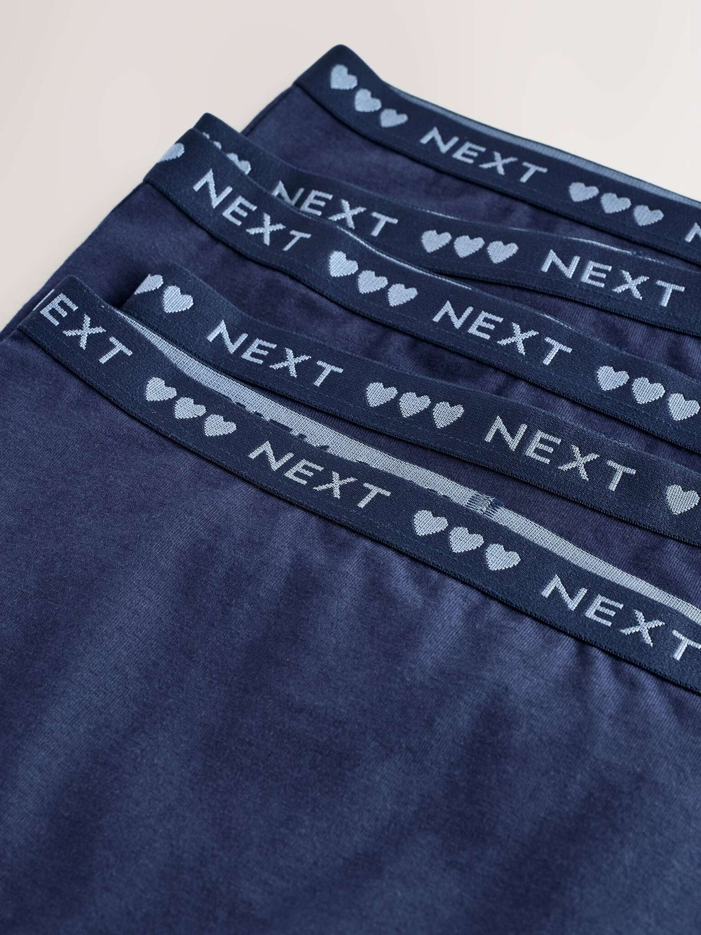 Трусы-шорты для девочки Next AA9-052, 5 шт., Темно-синий