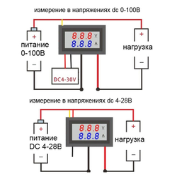 Автомобильный вольтметр Орбита OT-INM01