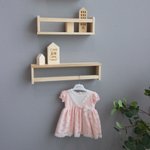 Полка настенная деревянная 58,5*9*12,5 (1шт.)