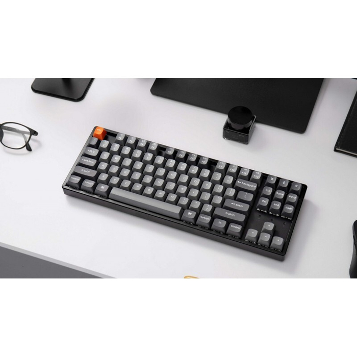 Беспроводная механическая клавиатура QMK Keychron K8 Max, 87 клавиш, RGB подсветка, Hot-swap, алюм.рамка Keychron Red Switch (K8M-Ј1)