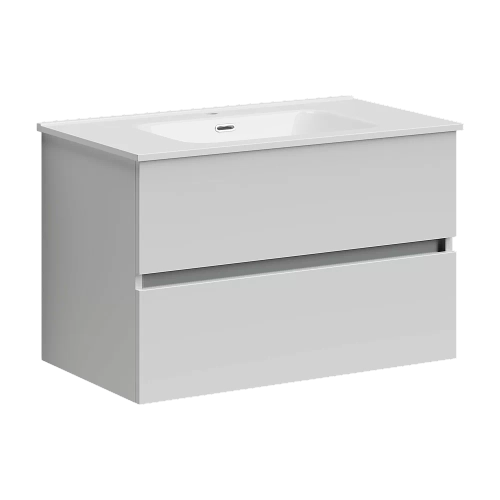 Тумба с раковиной Sancos Urban UR80W белый глянец