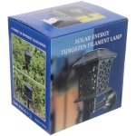 Фонарь садовый «Винтаж» 12*12*13,5 см (h=60 см) на солнечной батарее (универсальный), тёплый белый