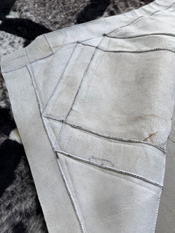 Ковер прямоугольный натуральный мех овчина, 210 х 170 см.