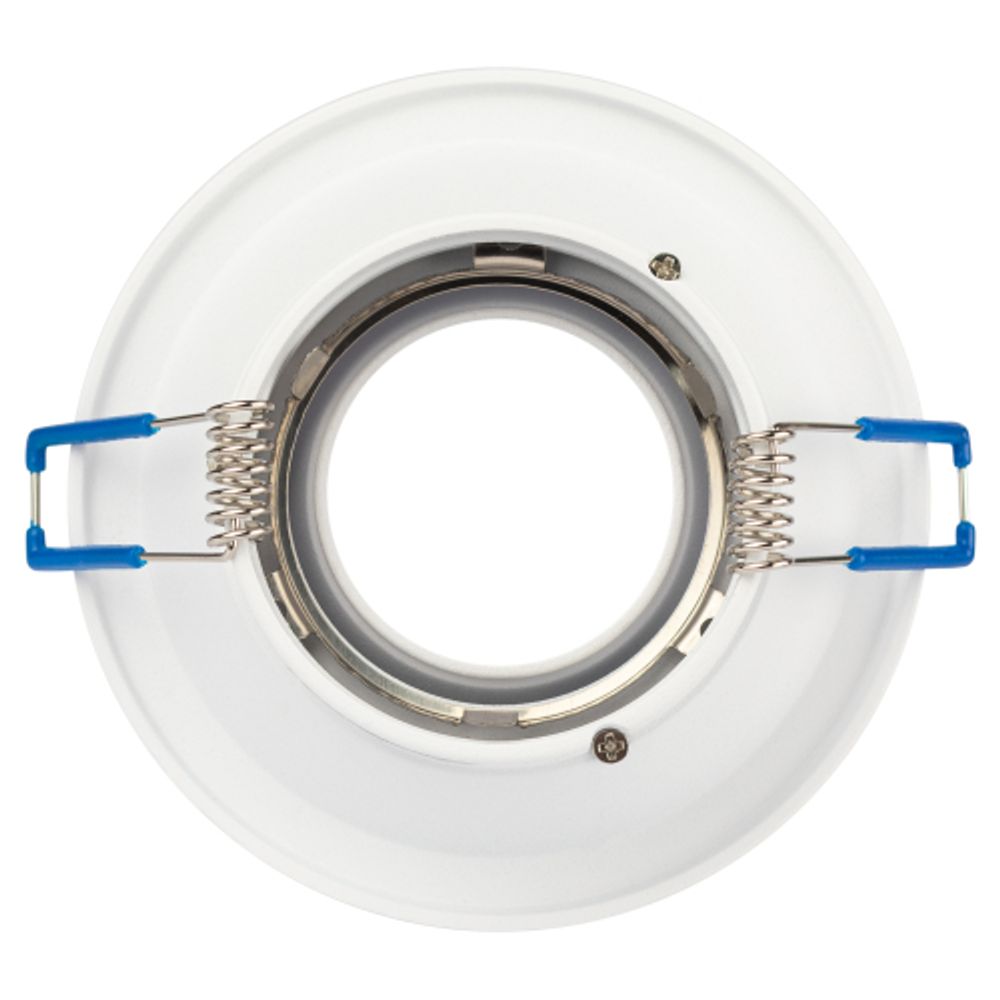 Светильник встраиваемый алюминиевый ЭРА KL100 WH под лампу MR16 GU5.3 белый