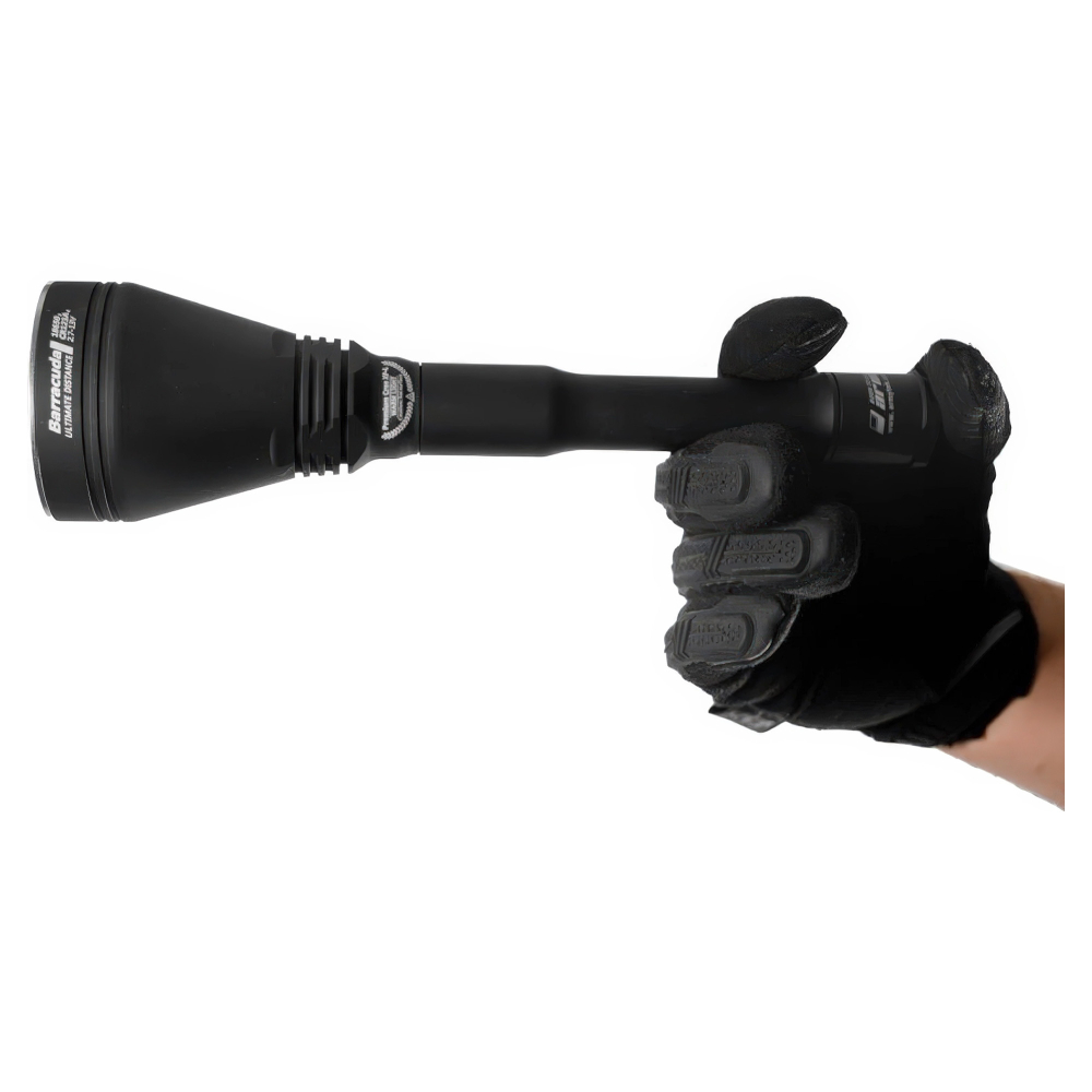 Поисковый фонарь Armytek Barracuda (warm) — корпус фонаря выполнен из авиационного алюминия