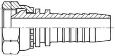 Фитинг DN 32 BSP (Г) 1.1/4  (обжатая гайка)