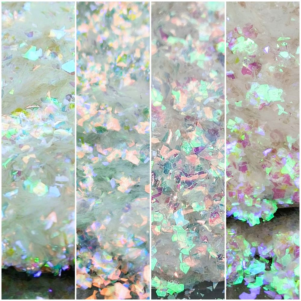 Набор Хлопья - слюда хамелеоны прозрачные - для литья изделий и творчества