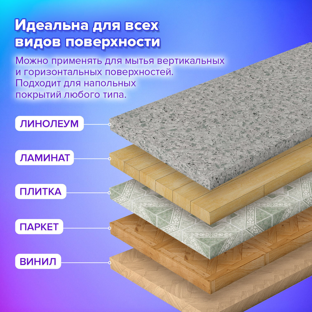 Насадки МОП для швабры (кармашки с 2-х сторон) комплект 4 шт. микрофибра 33х12 5 см LAIMA (2 штуки в упаковке)