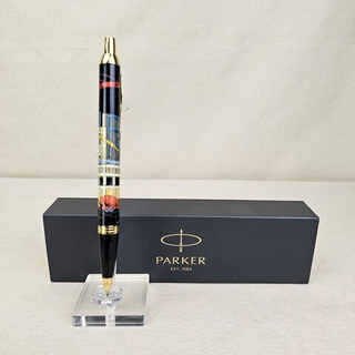 Коллекционная ручка Parker "Стройка. Подарок строителю" с ручной росписью Палех