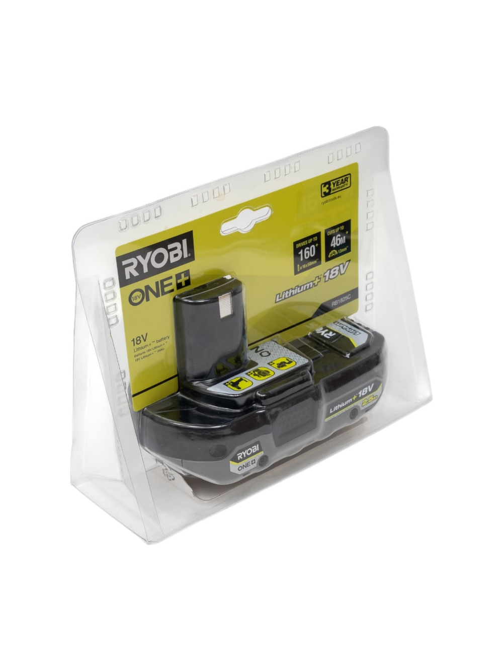 Аккумулятор RB1825C ONE+ 18В, 2.5Ач Ryobi 5133005516