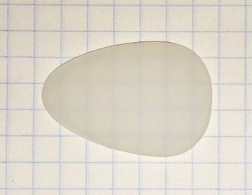 Медиатор капролон для домры альт, бас, мягкий, универсальный, Мозеръ P210