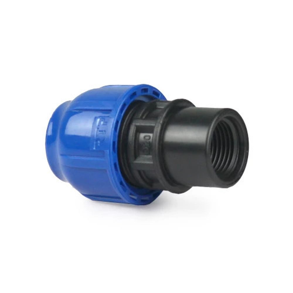 Муфта компрессионная внутр.резьба PN16 d 25x1/2" для ПЭ труб, РТП (11482)