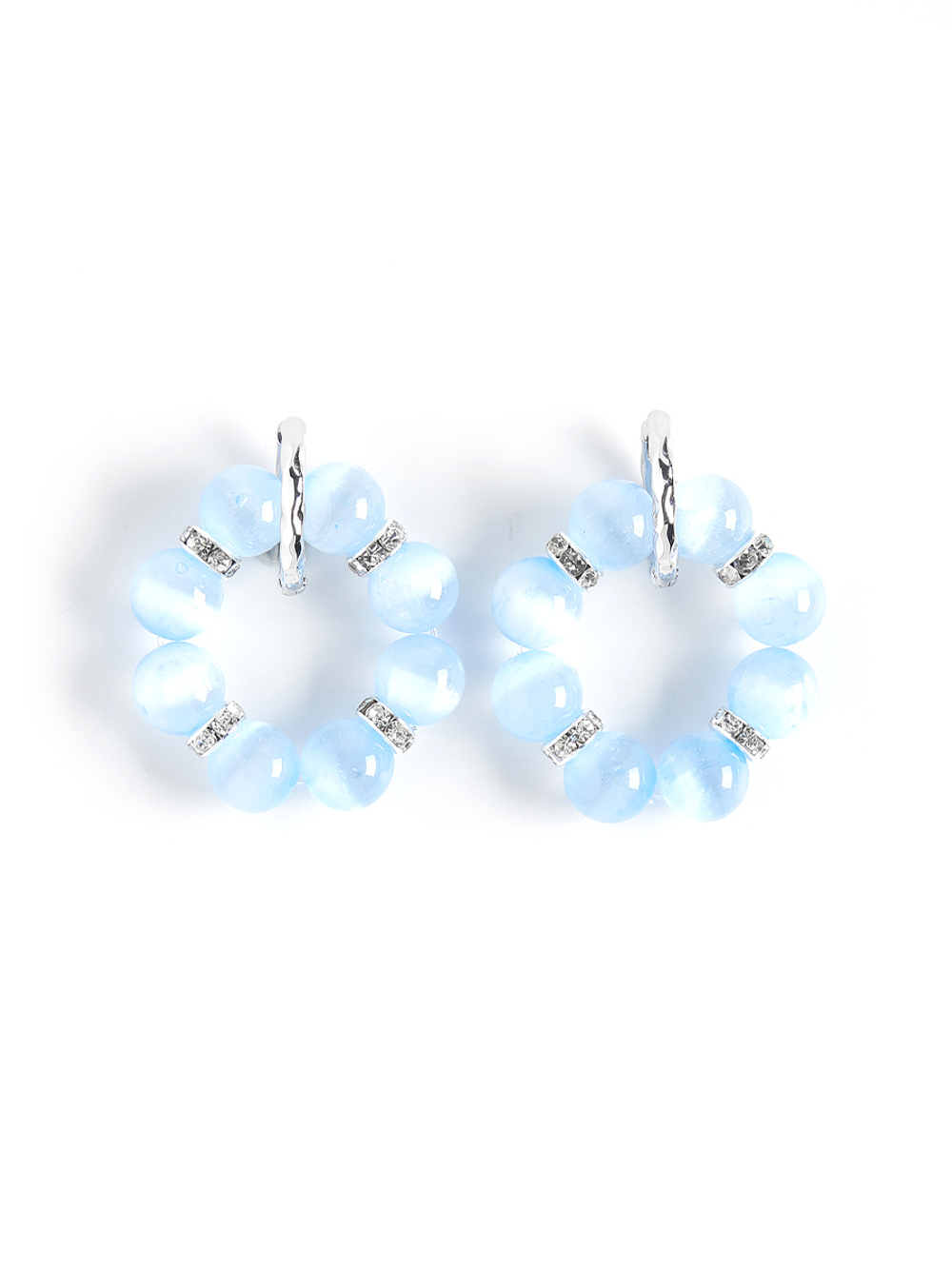 Серьги "Wheel" Blue