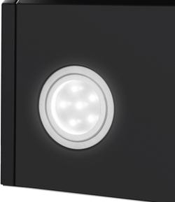 Каминная вытяжка Maunfeld MEDWAY 60 Glass Black/Stripe Inox