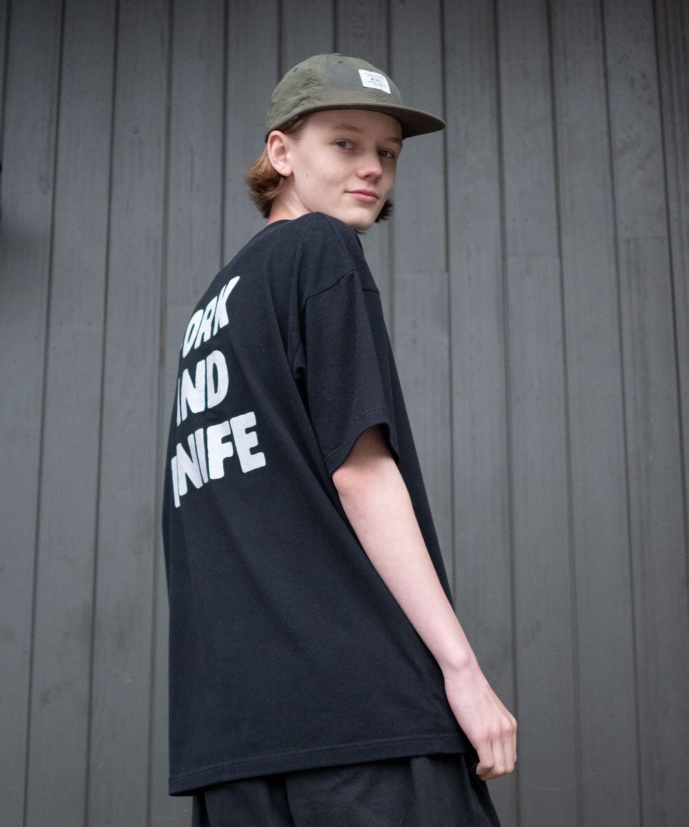 Футболка Hardlunch оверсайз F&K черная