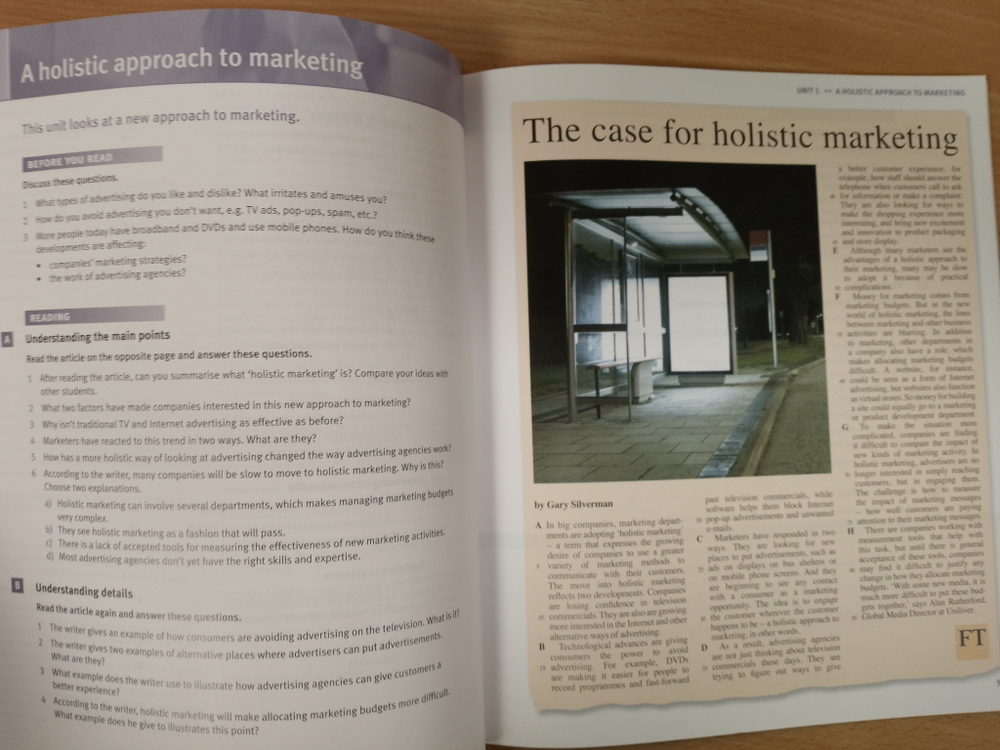 Market Leader ESP Book - Marketing 1st Edition