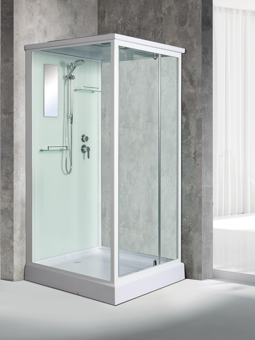 Душевая кабина RIVER TANA 90 90х90х217 10000000930 Универсальная Квадратная