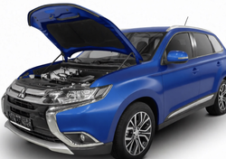 Штатные амортизаторы капота для Mitsubishi Outlander 2012-2022 , 2 шт., (orig) RU 000201