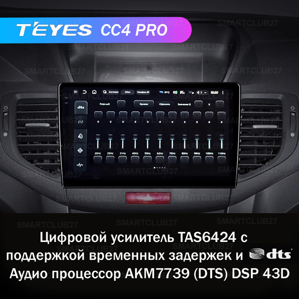 Teyes CC4 Pro 9" для Honda Accord 2008-2012