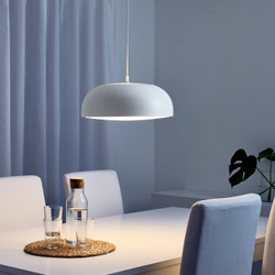 IKEA NYMÅNE  (ИКЕА НЙМÅНЕ)  -  Подвесной светильник, белый, 40 см
