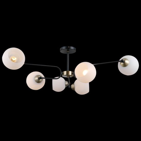 Люстра потолочная ILLUMICO E27 IL0249-6CSQ-79 BK AB