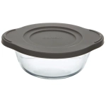Кастрюля для запекания 840 мл c серой пл.крышкой (h=65мм) (1205863)