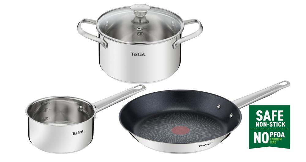 Набор посуды Tefal Cook Eat 4 предмета 16/20/28 см B922S434
