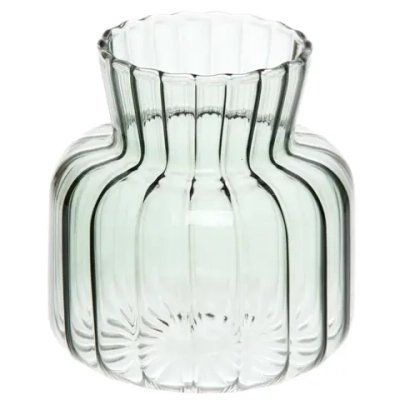 Ваза стеклянная «Стефани» 6,5*10см зеленая