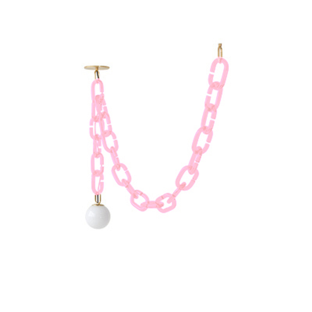 Подвесной дизайнерский светильник  Cerine Swagged Pendant by Trueing Studio (розовый)