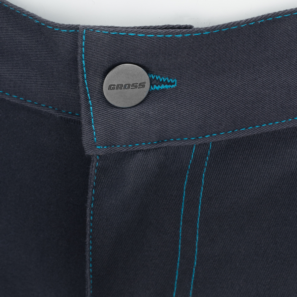 Брюки профессиональные рабочие, 97% хлопок 3% спандекс, XXXL Gross